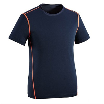 Male Single-Side Moisture Running 100% Polyester T-Shirt